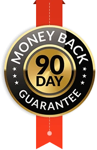 The Brain Song 90-day money-back guarantee badge